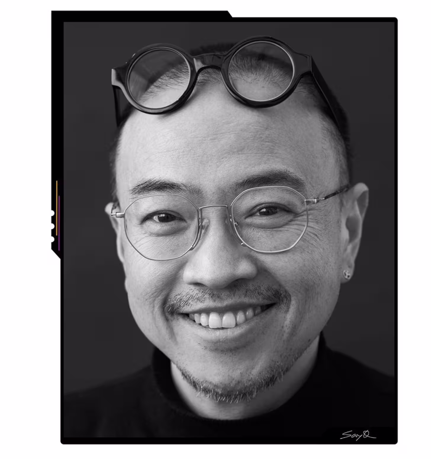 세이큐 작가의 영정 사진